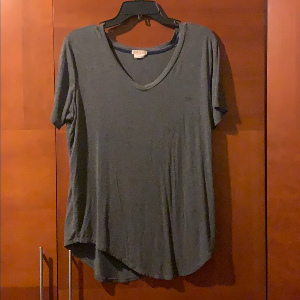 Long V-Neck T-Shirt